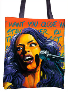 Alicia Keys Tote Bag